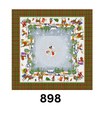 CENTROTAVOLA NATALE NOEL 90X90 Ingrosso Tessile Casa Tellini S.r.l.